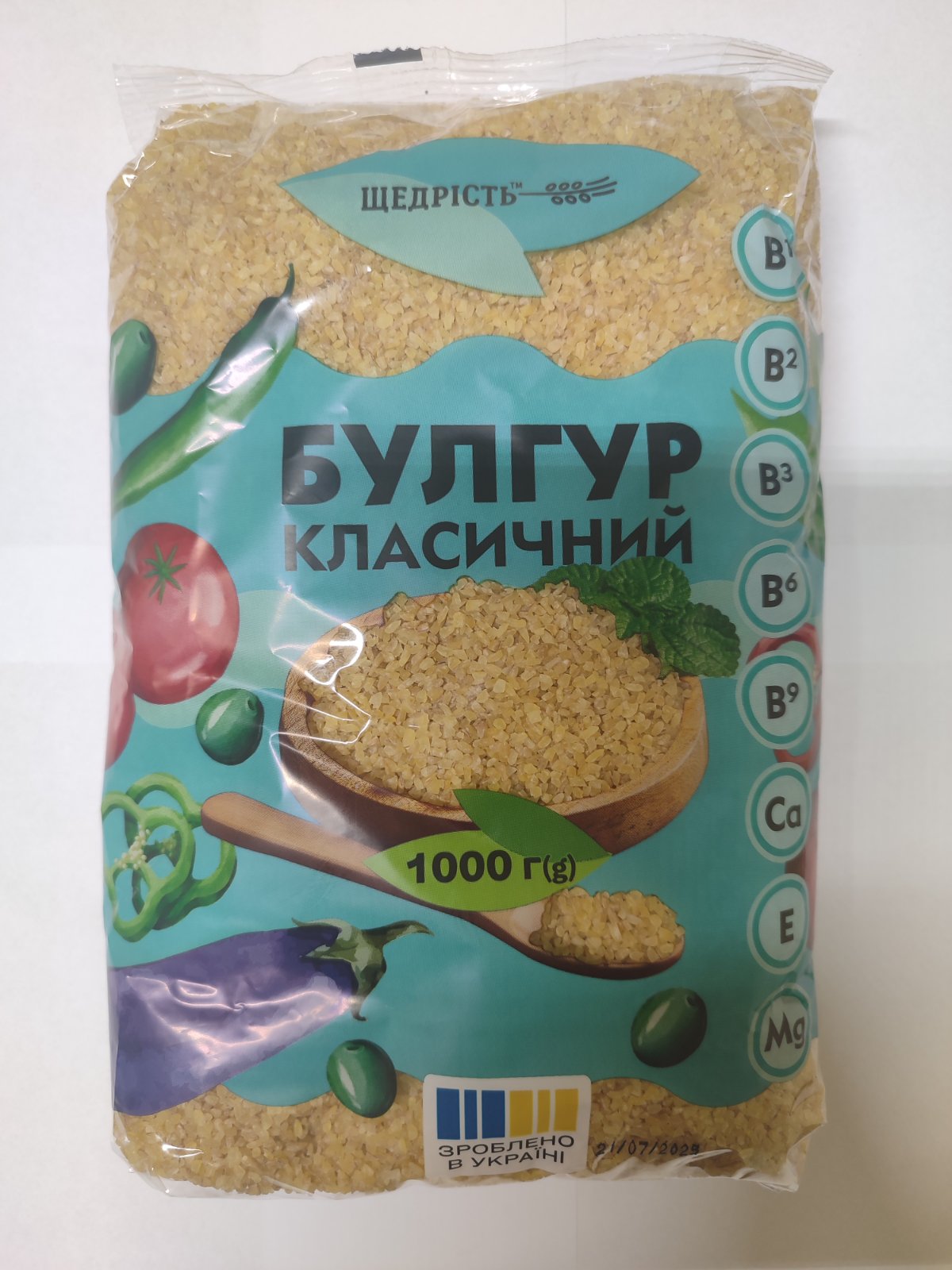 Крупа пшенична булгур ТМ ЩЕДРІСТЬ 1000г